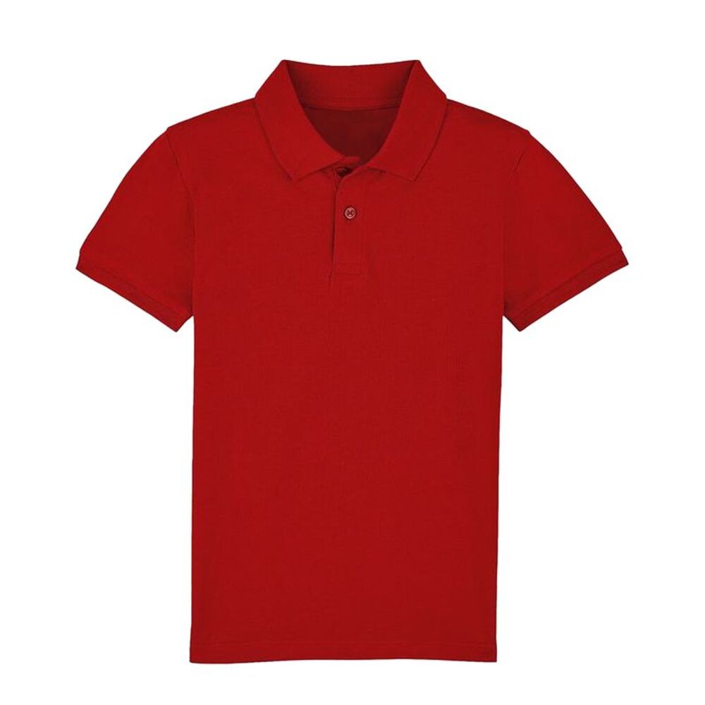 Casual Classic Childrens/Kids Polo / Red